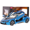 BMW i8 niebieskie RASTAR model 1:14 Zdalnie sterowane auto + pilot 2,4 GHz